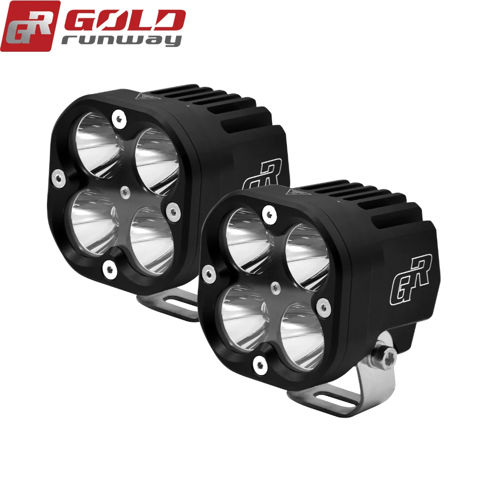 

GOLDRUNWAY 40X 40W LED Auxiliary Lamp Spot Driving Light for Motorcycle BMW R1200GS K1600