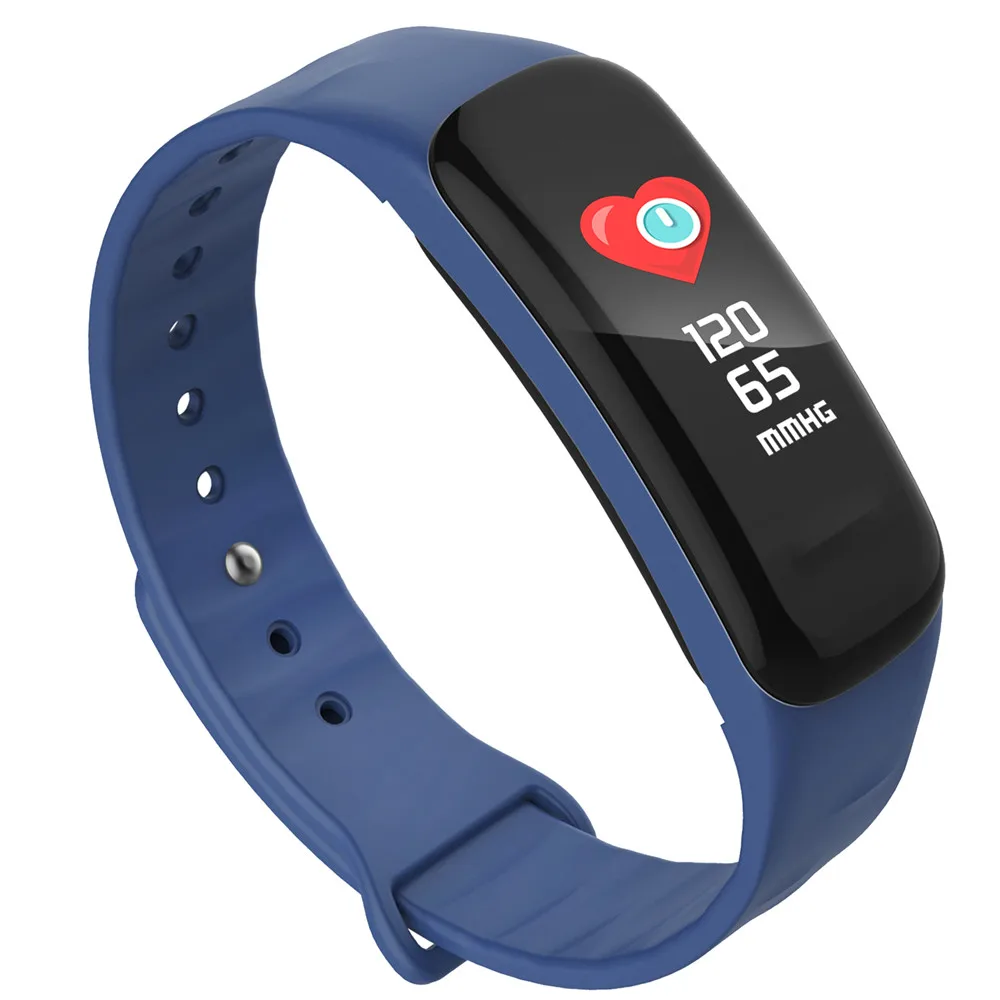 3 50% off ! CESSBO F602 Colorful Fitness Tracker Smart Bracelet Activity Tracker Smart Band with Heart Rate Sleep Monitor Pedometer Blood Pressure Smart Fitness Tracker Waterpoof Blue