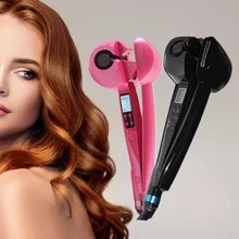 Новинка, ЖК-экран, автоматическая женская Плойка для волос, нагревающая керамическая волна, инструменты для укладки волос, уход за волосами, завивка, волшебная плойка, стайлер для волос