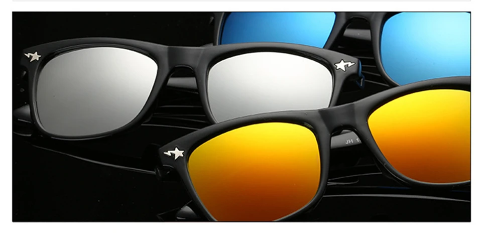 Fashion Kids Sunglasses lovely Sunglasses Mosaic Boys Girls Pixel Eyewares With Case Children Gift (10)