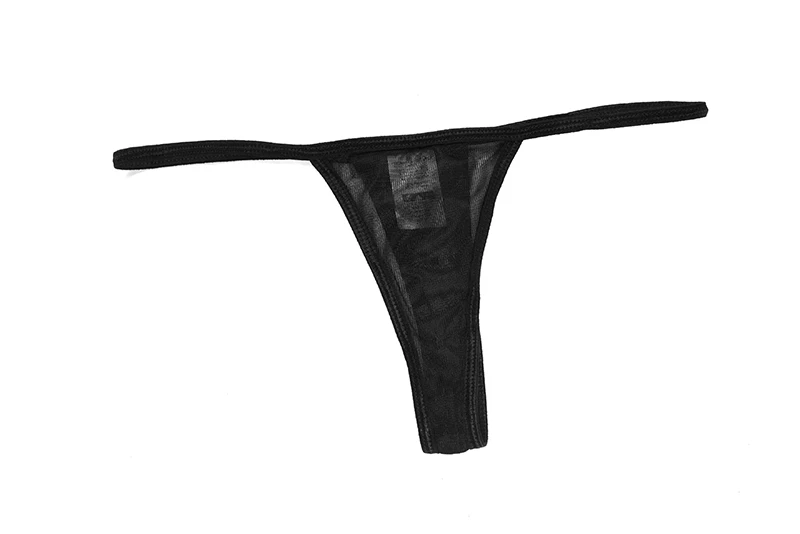 Комплект из 2 предметов, Черное женское сексуальное нижнее белье, ночная рубашка, стринги, кружевные стринги, нижнее белье