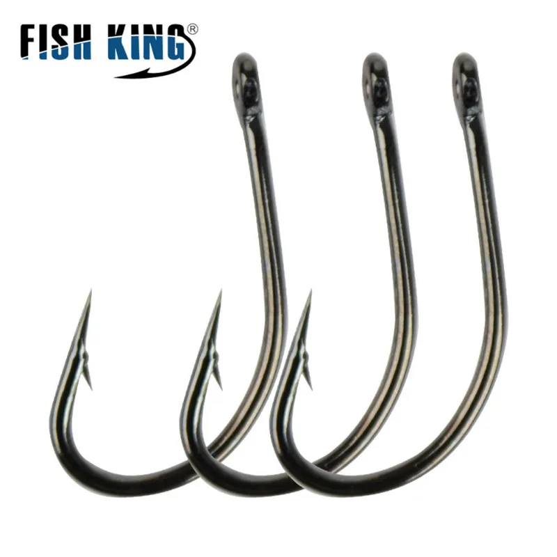 

20pcs Freshwater Europe Carp Hook High Carbon Steel Single Matte Black Barbed Hook 1 2 4 6 8 10# Japan Circle Carp Fishing Hooks