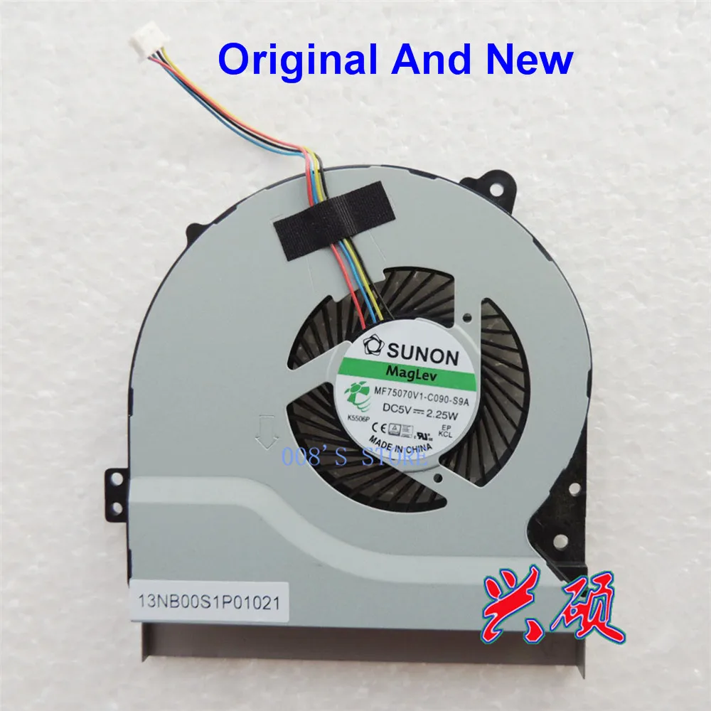 

New Notebook CPU Cooling Cooler Fan For ASUS X450 X450EP X452E D452C D452V X450VP X450CA D452V K46CB X550V MF75070V1-C090-S9A