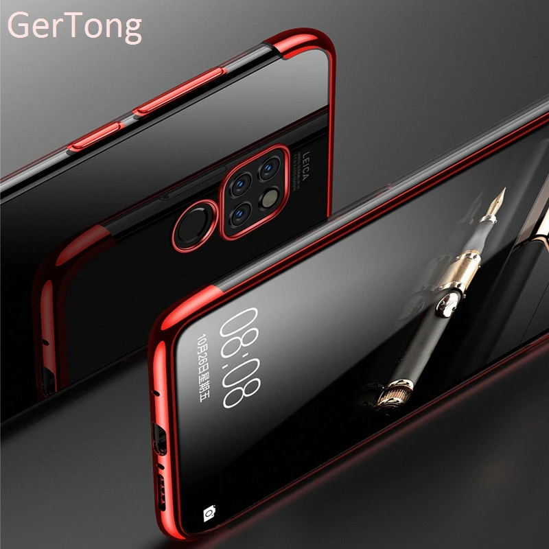

Luxury Clear Case For Huawei Honor 8X Max Note 10 8C 6C Pro Plating Cover For Huawei Matre 20 Pro Lite X Nova 3 3i P Smart Plus