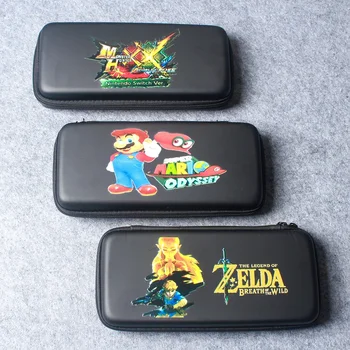

2018 New Style Multifunction Case Kingtop Hard Shell Travel Carrying Protective Storage Bag for Nintendo Switch Black