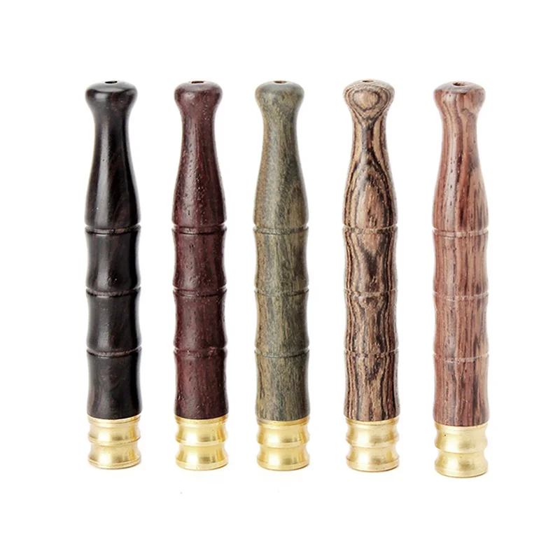 1PC Women Smoking Filter Mouthpiece Reduce Tar Filter Sandalwood Cleaning Disposable Cigarette