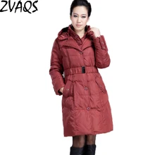 Горячая Распродажа Новинка женские европейские модные повседневные с капюшоном плюс размер осень зима толстые пуховики парки куртка пальто для motherM0009