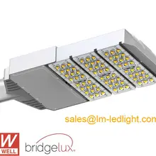 Чистый белый высокое питание освещение для улиц 90 Вт алюминий 85-265 в meanwell led привод Bridgelux 45mil LM-80 DHL