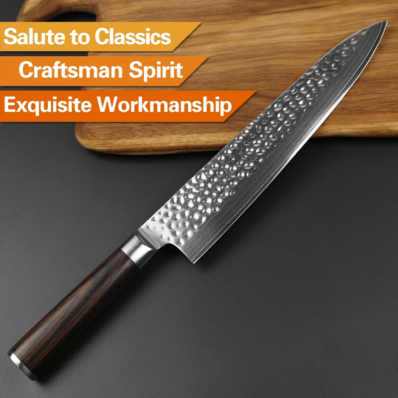  XINZUO 240mm Gyuto Knife Japanese VG10 Damascus Stainless Steel Chef Knife Kitchen Cooking Tools Pa - 32865977295