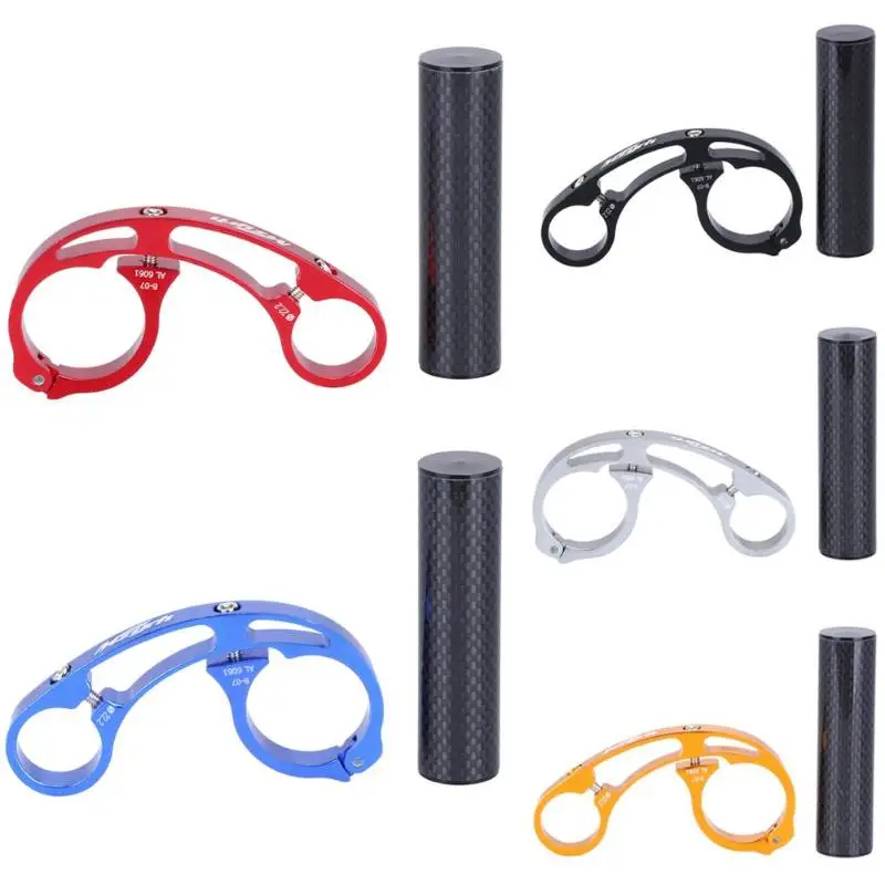 

Mountain Road Bicycle Bike Handlebar Extension Mount Carbon Fiber Extender Holder for Light Computer Extended Cycling Handle Bar