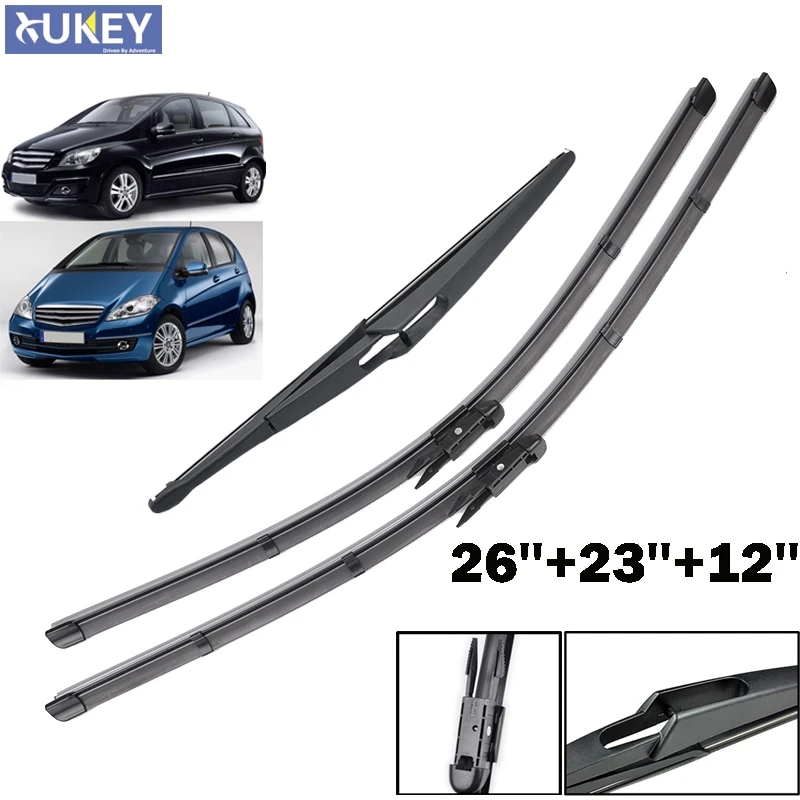 Xukey Windscreen Wiper Blades For Mercedes Benz A Class B Class Front