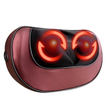 

Electric Relaxing Massage Pillow Body Massager Neck Back Cervical Vertebra Massagers Car Home Multifunction Massage Device Eu