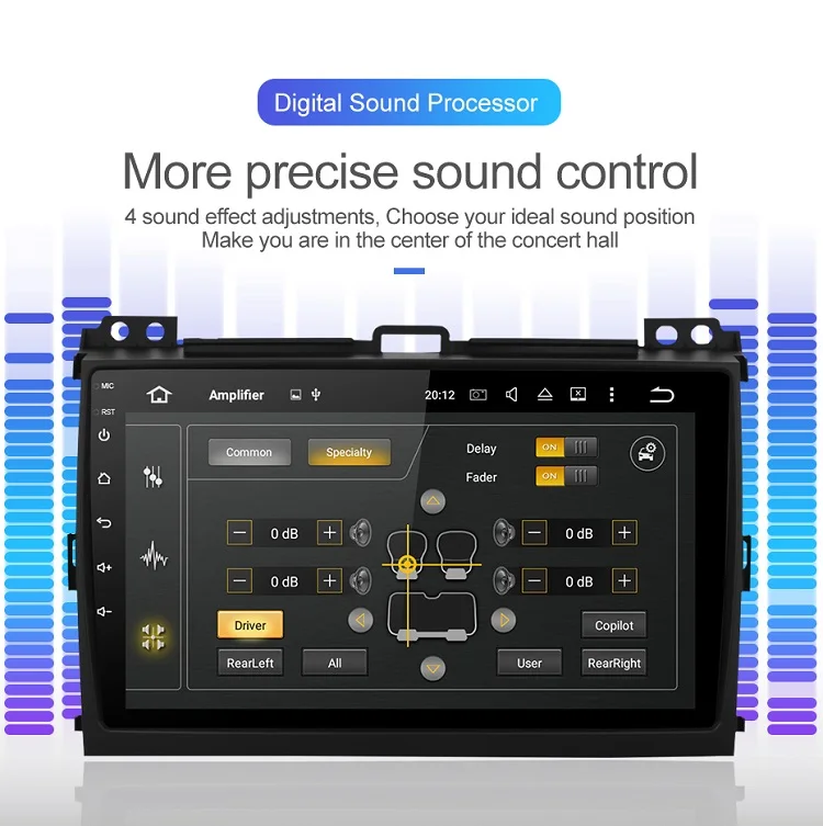 Top Isudar 1 Din Android 9 DVD Auto Radio For Toyota/Prado 120 2004-2009 Car Multimedia Player Octa Core RAM 4G ROM 64GB GPS DVR DSP 6