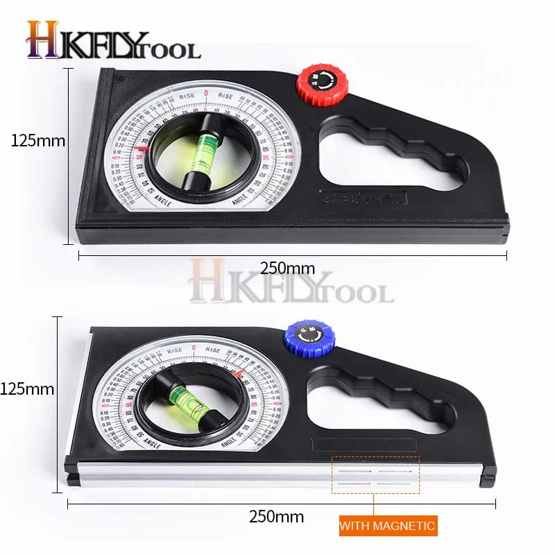 

Magnetic slope multi-function measuring instrument horizontal angle universal slope ruler protractor slope meter measuring ruler