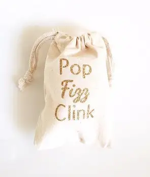 

gold Pop fizz clink wedding Hangover Kit favor gift Welcome favor Bags Bachelorette hen bridal shower Champagne Party gift bag