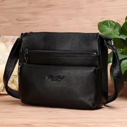 Новая женская сумка-мессенджер из натуральной воловьей кожи, сумка-хобо от известного бренда, женская сумка для покупок, нательная сумка