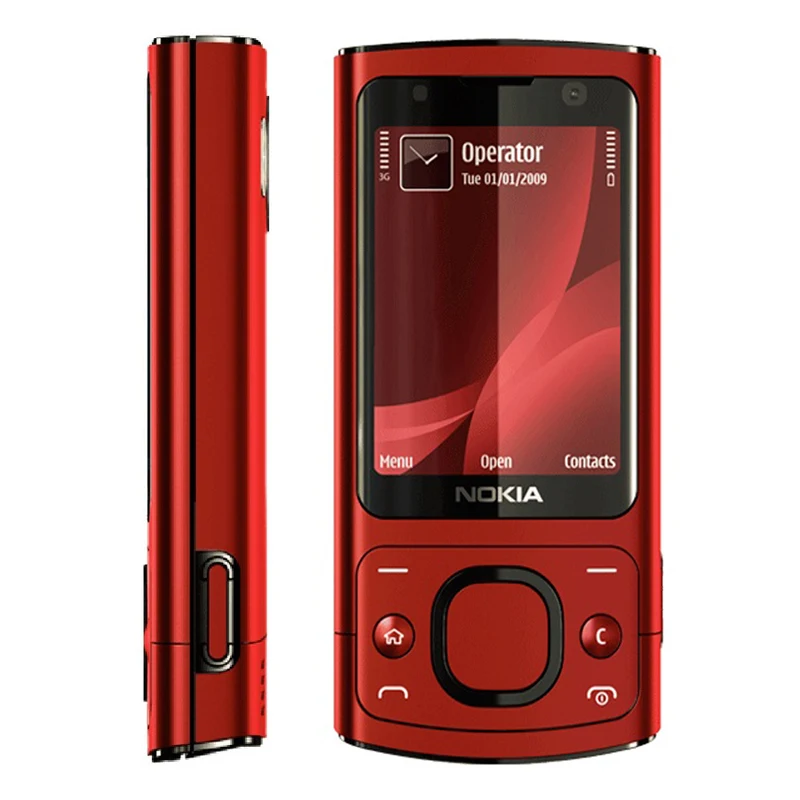 Восстановленный Оригинальный разблокированный мобильный телефон NOKIA 6700 s Silder 3G