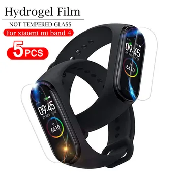 

5Pcs Clear Screen Protection Film For Xiaomi Mi Band 4 Smart Bracelet Wearable accessories TPU on Mi Band4 miband4 miband 4 film