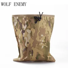 Тактическая большая вместительность Военная страйкбол Пейнтбол Охота складной Mag восстановление сумка для мусора ремень с крючком Петли вещи мешки