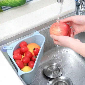 

Creative Kitchen Organizer Storage Drain Rack Function Racks Holders Fruits Vegetable Basket Home Kitchen Storage Organization
