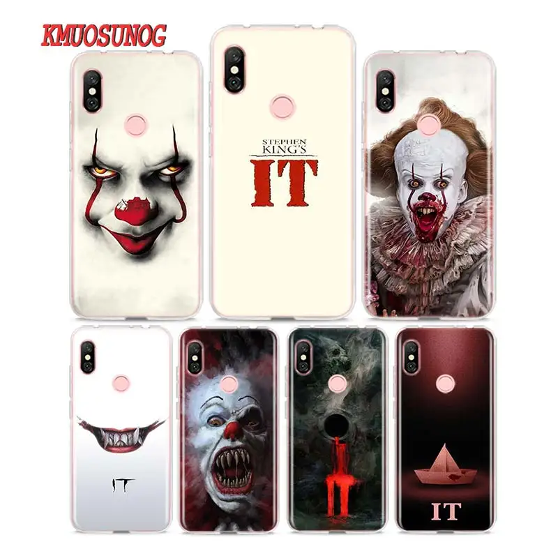 

Silicone Phone Case stephen kings it for Redmi 7 Y3 Y2 S2 Xiaomi Redmi Note 7 6 6A 5 5A Pro Plus 4 4X Cover