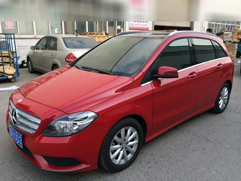 Для Mercedes-Benz B-Class B200 B180 B260 2011- багажник на крышу, рейлинги, штанги для багажника, верхние стойки, железнодорожные коробки, алюминиевый сплав