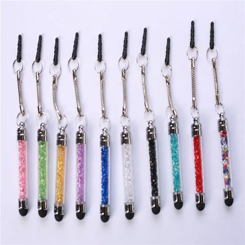 

50pcs Stylus Universal Touch Screen Capacitive Pen Colorful Stylus Pen Headphone Dust Plug Set For IPhone Ipad Samsung Galaxy