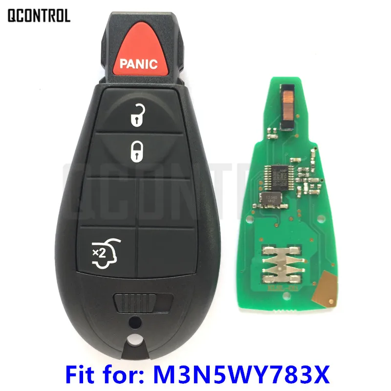 

QCONTROL New Smart Key for JEEP Commander Grand Cherokee Car Remote M3N5WY783X / IYZ-C01C Keyless Entry Transmitter