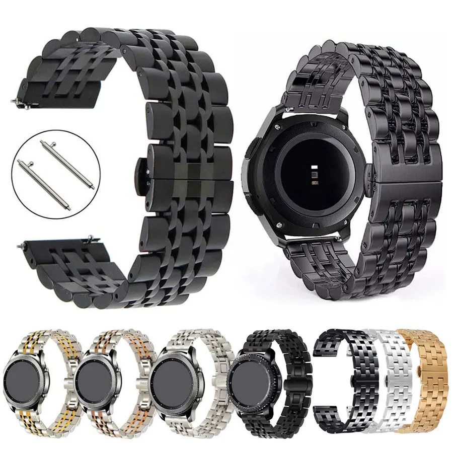 

20mm 22mm Universal Quick Release Watch Band Stainless Steel Bracelet Strap For Garmin Active Watchband For SUUNTO 3 Fitness