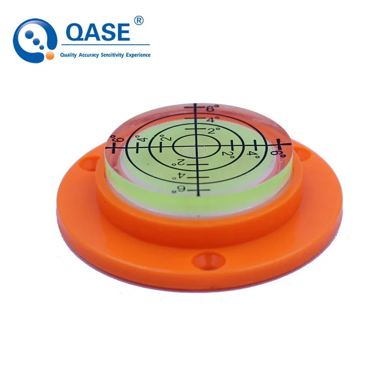 (6 Pieces/Lot) QASE Bullseye Bubble Level Spirit level Round Circular