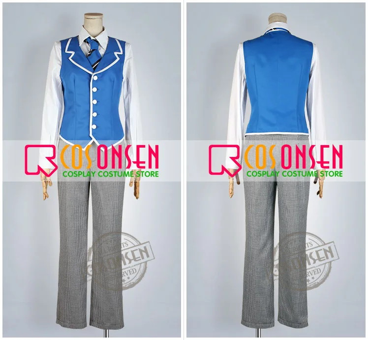 Косплей ONSEN Black Butler Lawrence Bluewer Rorence Школьная форма Костюм на заказ|school uniform cosplay|cosplay