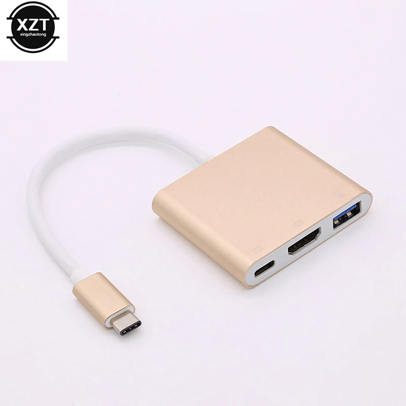 

USB C HUB HDMI Adapter For Macbook Pro, GOOJODOQ USB Type C Hub to Hdmi USB 3.0 Port With USB-C Power Delivery hot sale new