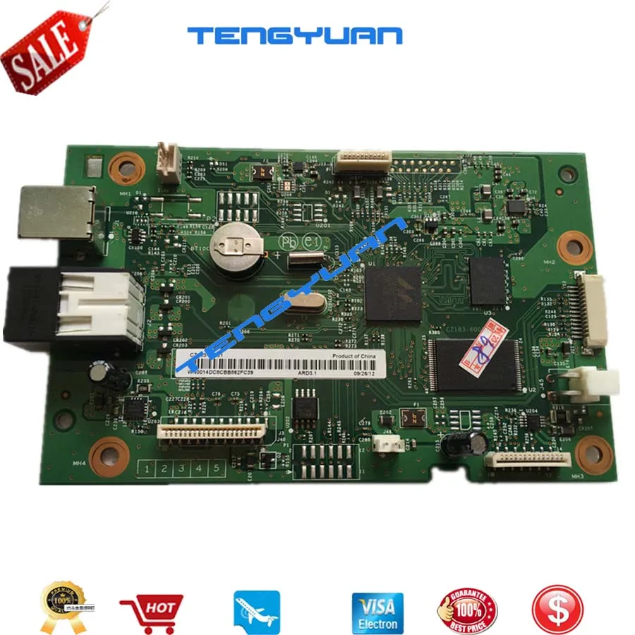 Placa Original para impresora HP LaserJet Pro, piezas de impresión de CZ183  60001, M127, M128, M127FN, M128FN|Piezas de impresora| - AliExpress