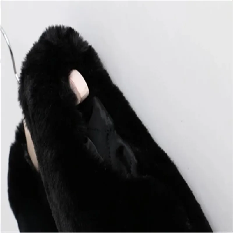 Kids Girls Artificial Fur Vest Coats Winter Warm Waistcoat Children Sleeveless Jacket Tassel Outerwear Clothing For 1-7 Years