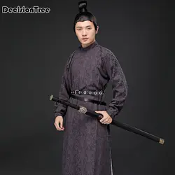 2019 летний костюм Танга винтажная мужская одежда китайский стиль рубашка Чонсам Топ традиционная китайская одежда для мужчин wutang hanfu