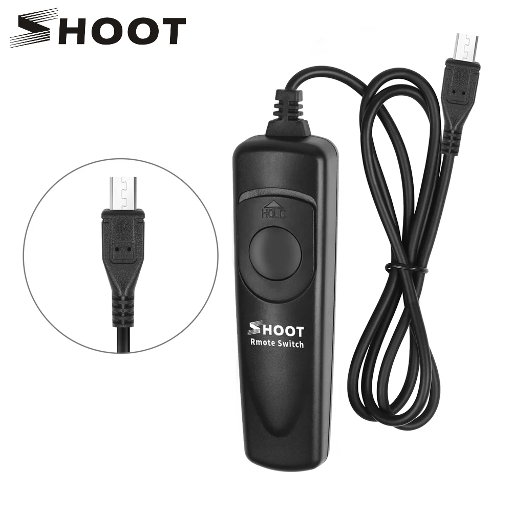 

SHOOT RM-VPR1 Wired Remote Shutter Release for Sony Alpha A7,A7R,A7II,A3000,A5000,A6000, SLT-A58 NEX-3NL DSC-HX300 DSC Cameras