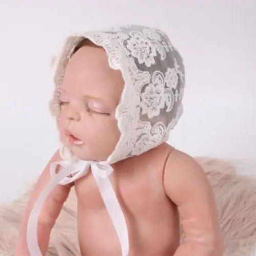 2017 Newborn Baby Girl Boy Lace Hat Photo Costume Photography Prop Hats Cute Cap