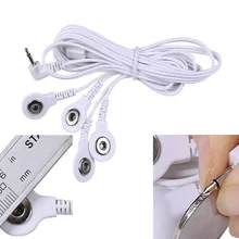 2 ways& 4 way Electrode Cable Conductive Line Lead Wire Tens Body Meridian Acupuncture Massagers Therapy Massager pad