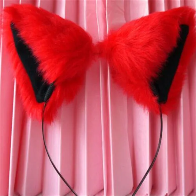 Fur Cat Ears Headband 5