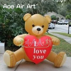 

New arrival Inflatable Valentine's Day gift, love toy Bear sitting on the ground for valentine's day
