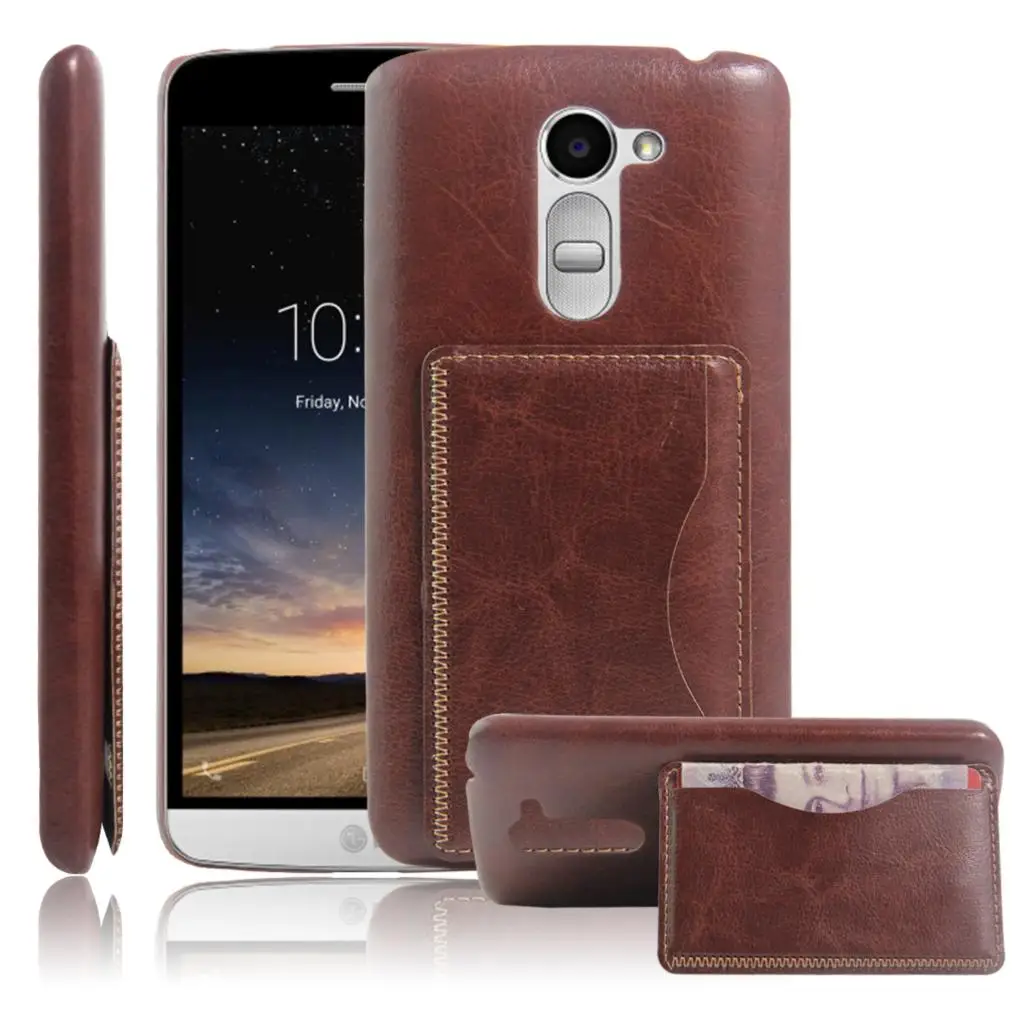 Задняя Крышка Для LG RAY X190 Case Роскошный Кожаный Снаряд С Держатель карты Стенд