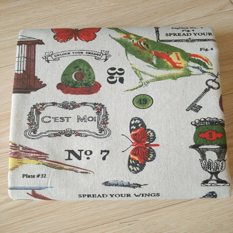 50*150 см хлопок холст ткань пэчворк сделай сам домашний декор чехол для стола