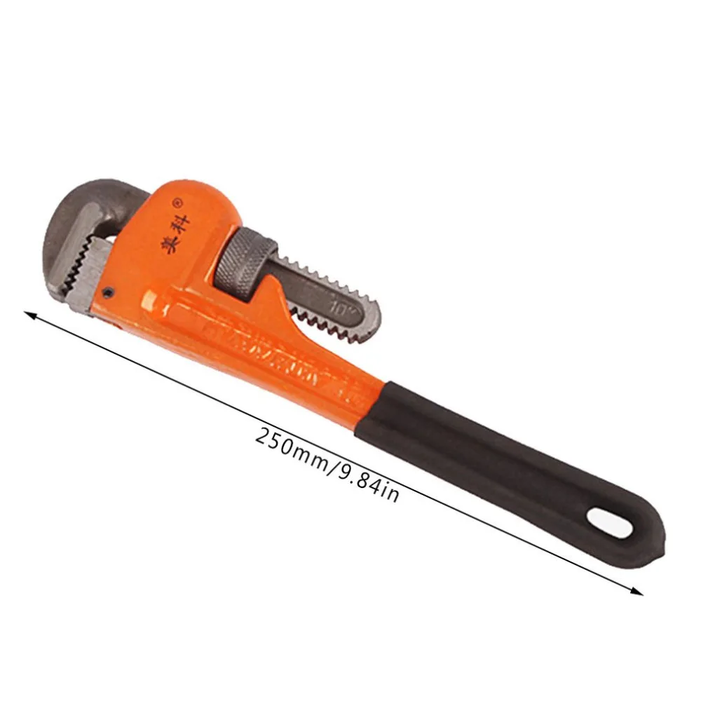 8-inch Heavy-Duty Straight Pipe Wrench 8-inch Plumbing Wrench