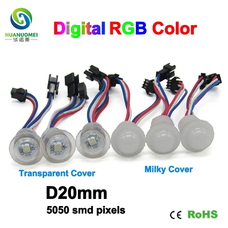 20 шт. ucs1903 мм led rgb пиксельный модуль световая рекламная коробка светодиодный 12 В