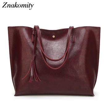 

Znakomity retro big bags for women 2018 large tote ladies hand bags top-handle brand bags female casual large capacity 8 colors