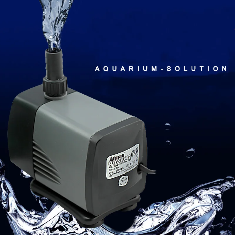 60W 3000L/h Atman AT 105 Power Liquid Filter Submersible Water Sump