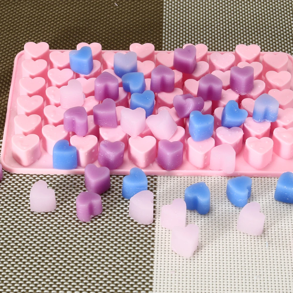 detail silicone mold 55 holes heart shape 06