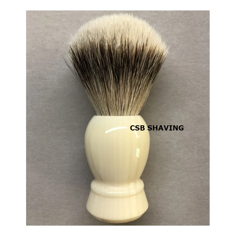 

CSB Faux Ivory High Quality Silvertip Badger Hair Knot 20mm Shaving Brush Mustache Beard Shave Wet Tool Badger Shop Salon