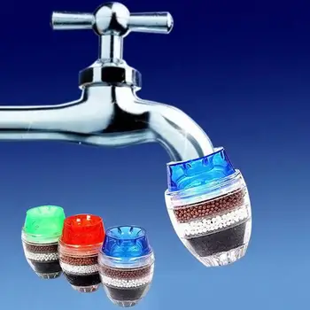

Adoolla 1pc Coconut Carbon Home Kitchen Restaurant Faucet Tap Multi Layers Water Clean Purifier Filter Cartridge