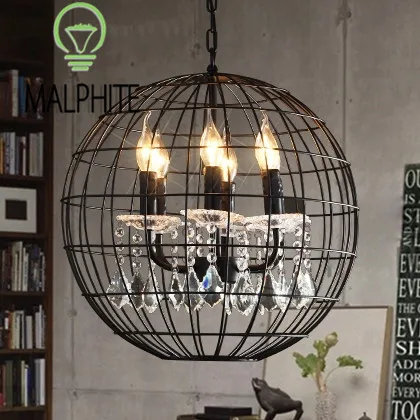 

Modern Crystal Pendant Light for Living Room Lamp Lamps Retro Industrial Decor Kitchen Hanging Lamps Lighting Christmas Decor